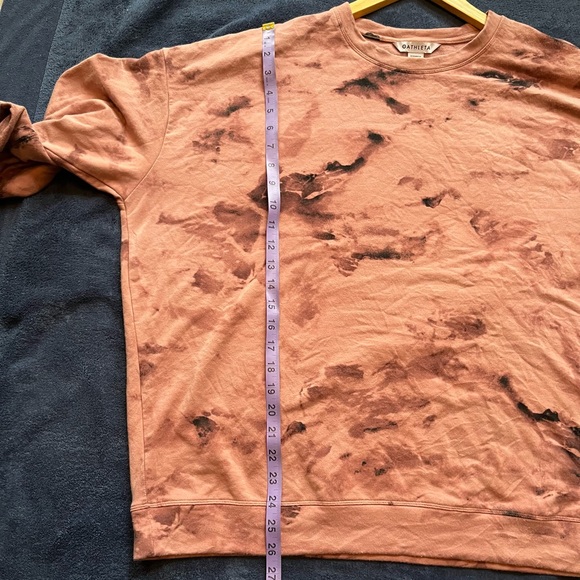 Athleta Balance Pullover Soft Sweatshirt Marine Palermo Pink Tie Dye Siz… - Picture 8 of 9